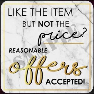 Make me an offer on any item or bundles!